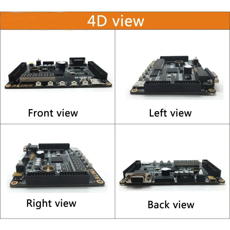 Xilinx Spartan6 fpga макетная плата XC6SLX9 256Mb SDRAM FLASH SD карта камера VGA