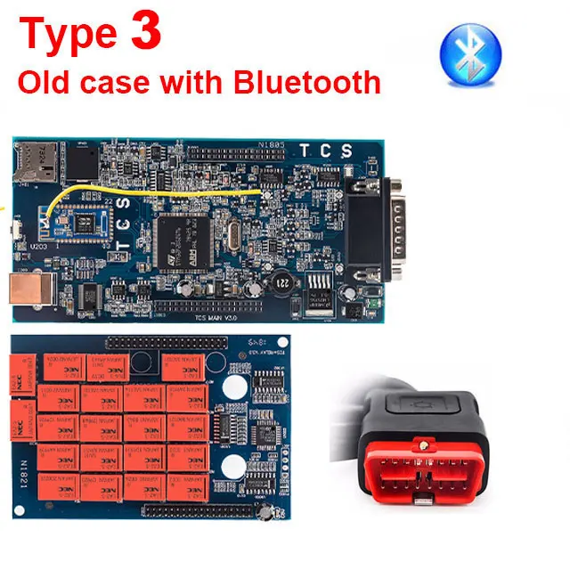 Инструмент CDP TCS pro plus,00 keygen программное обеспечение NEC 5V Реле автоматический сканер для автомобилей грузовиков OBDII диагностический инструмент - Цвет: DSI50 Bluetooth