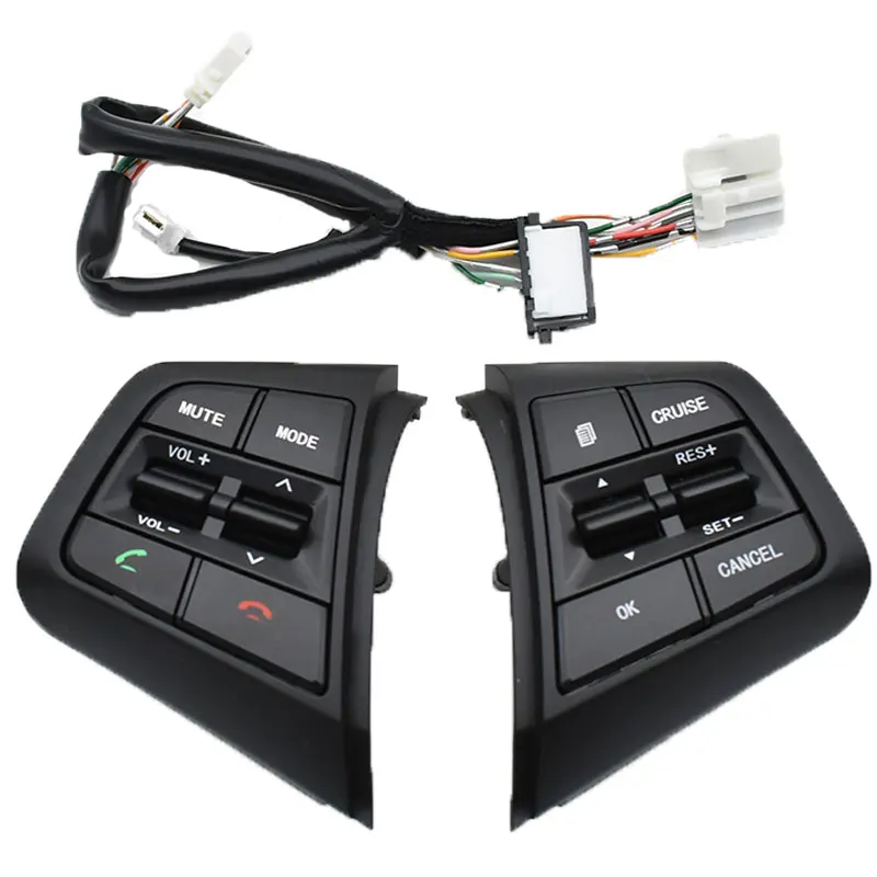 

for creta 2.0 Car Steering Wheel Control Buttons Remote Cruise Control Button with cables