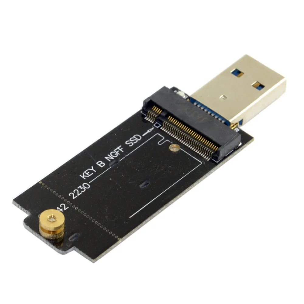 Выдвижной 42 мм NGFF M2 B key или B/M SSD на USB 3 0 внешний конвейер PCBA адаптер стандартного