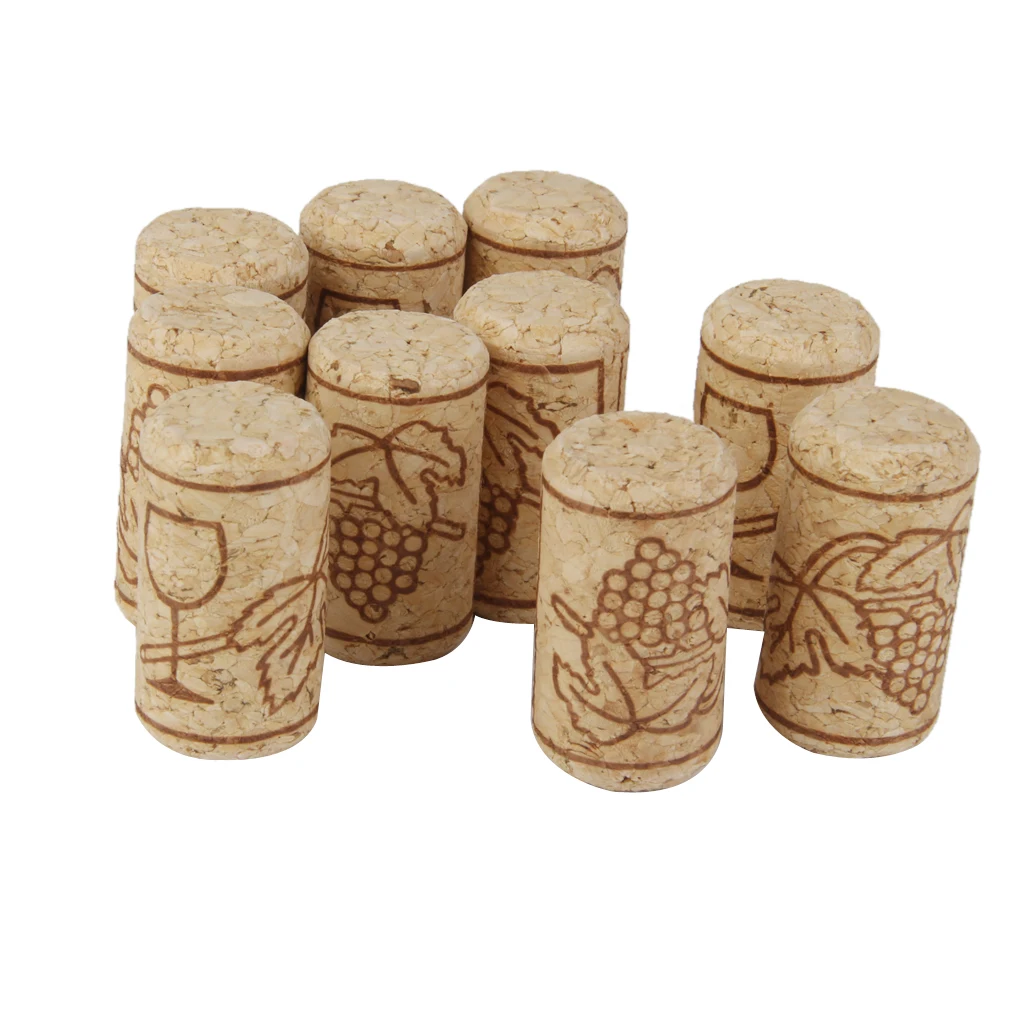 

Set of 10PCS Corks Stoppers DIY Craft Art Modelling Building Wedding Party Supplies 23.5mm X 44mm
