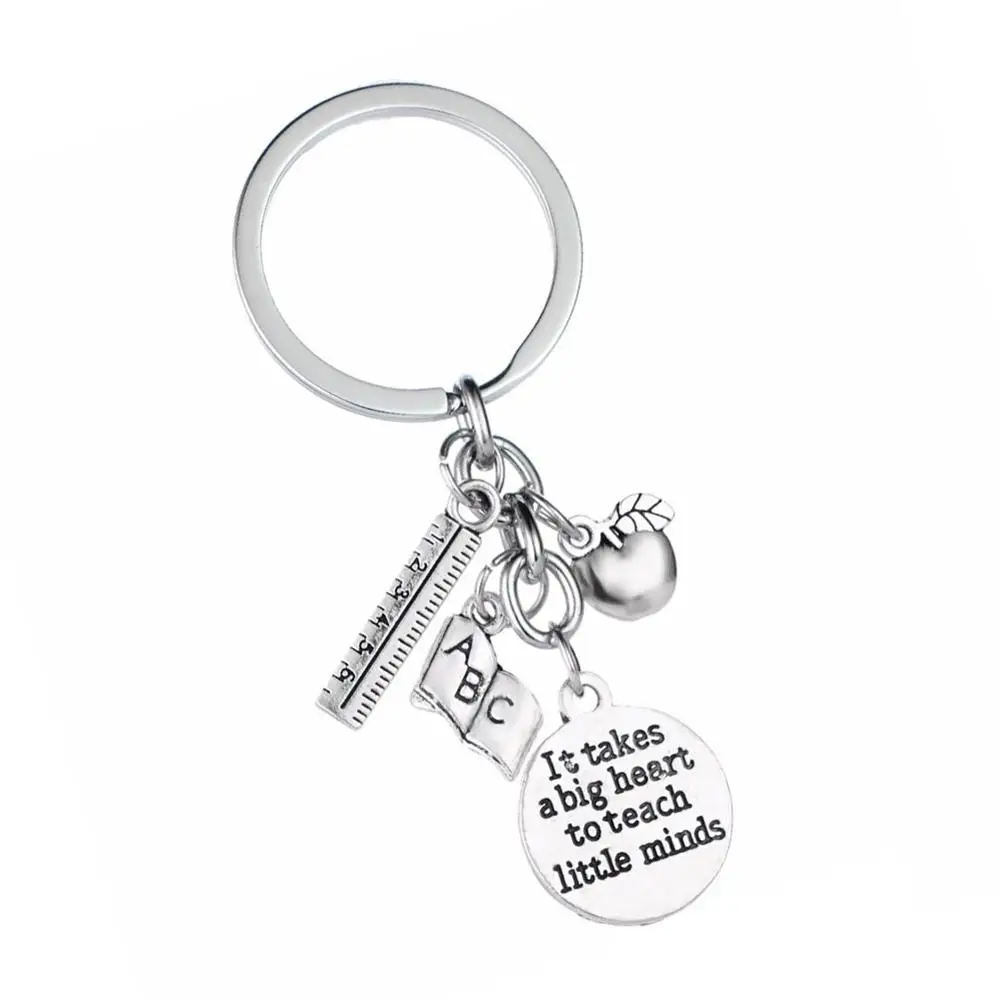 Big Heart to Teach Little Minds Car Key Ring Holder Keychain Teachers Day Gifts | Украшения и аксессуары