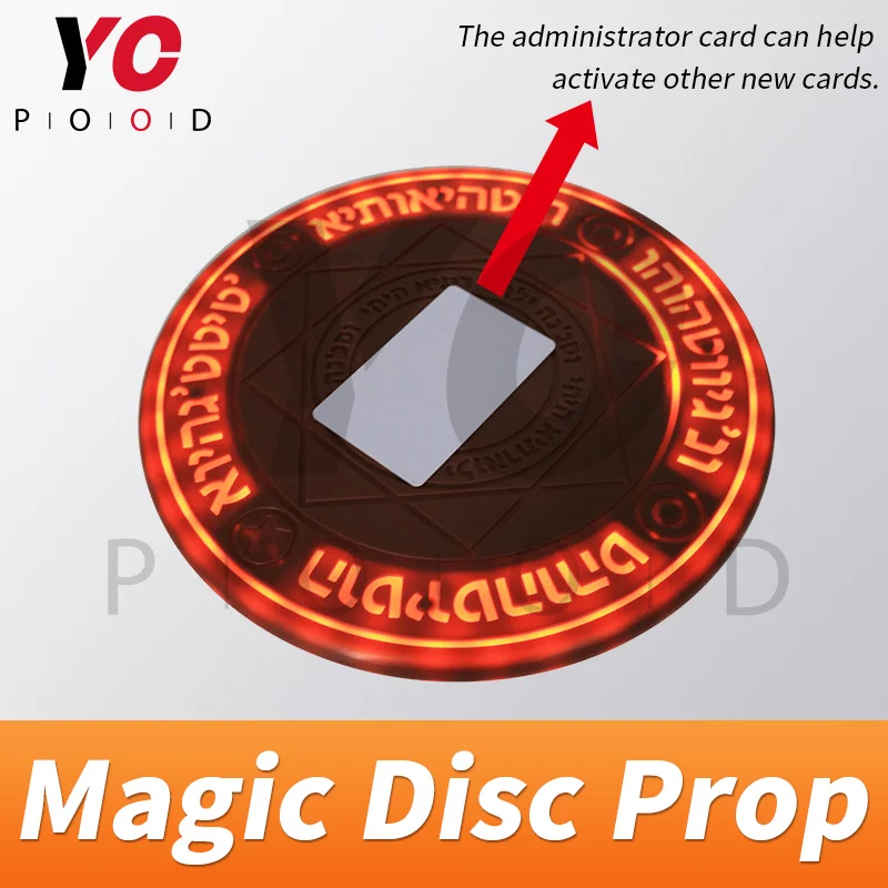 YOPOOD Magic Disc Prop Escape комната реальная жизнь игры использовать RFID карты для запуска