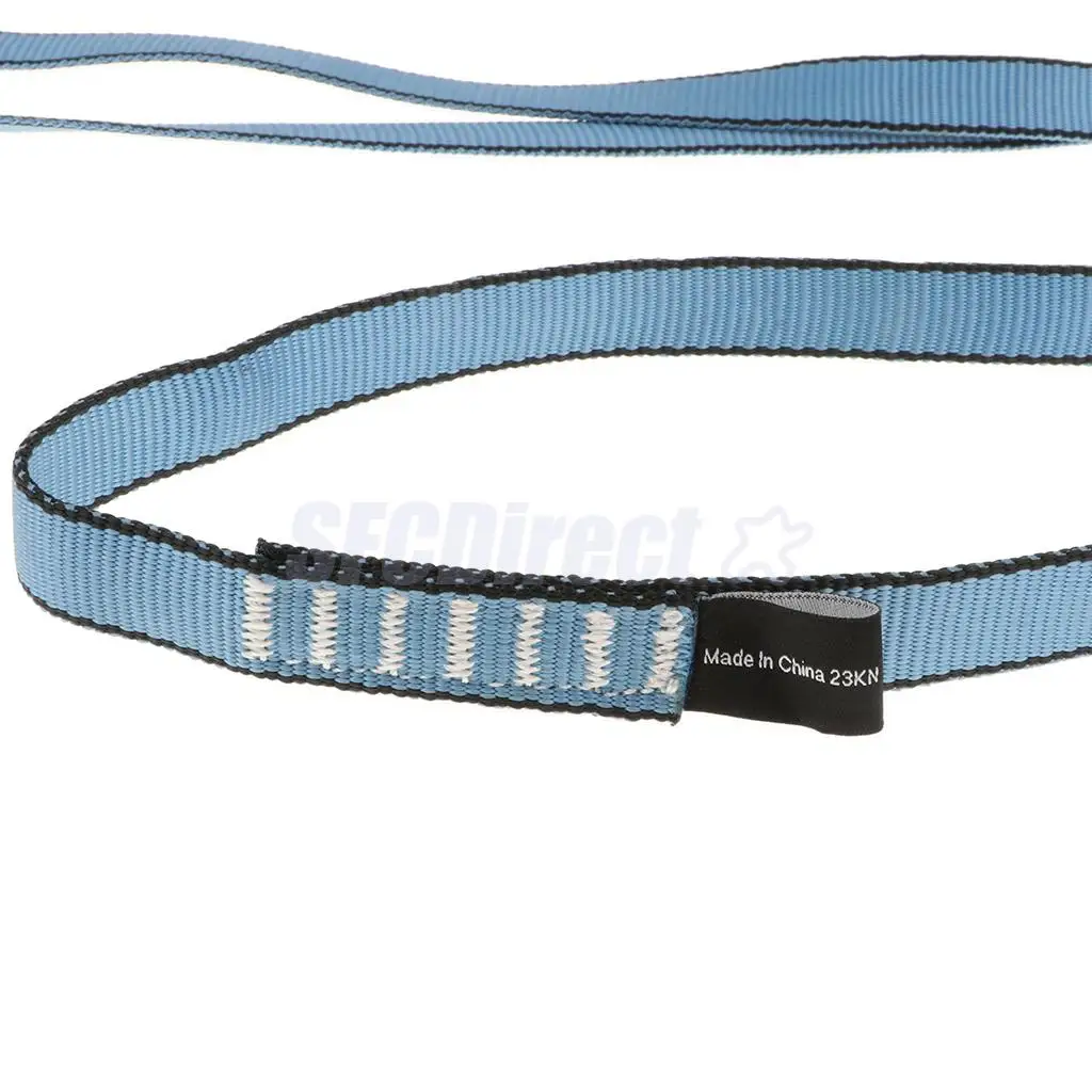 4pcs Safety Rock Climbing Mountaineering Sling Webbing Strap Cord Lanyard Loop Quick Connect 23KN
