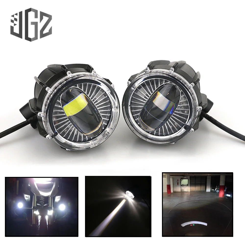 

Motorcycle 15W Universal CNC External LED Auxiliary Spotlight High Beam Fog Lamp Headlight for BMW R1200RS KTM Harley Benelli