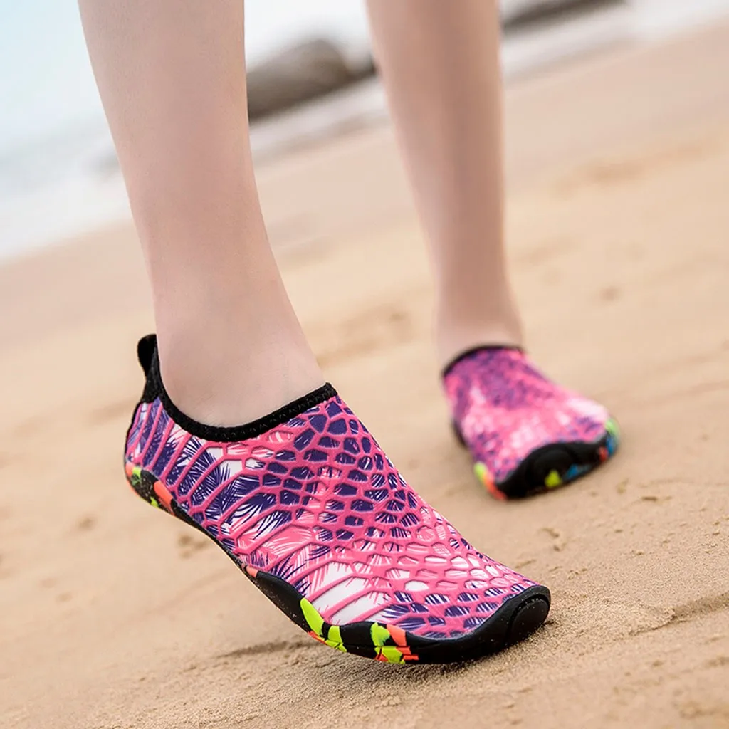 

YOUYEDIAN 2019 Fashion Women Flats Beach Shoes Couple Women Slip On Flats Casual Shoes Water Swimming Ladies Flat Shoes
