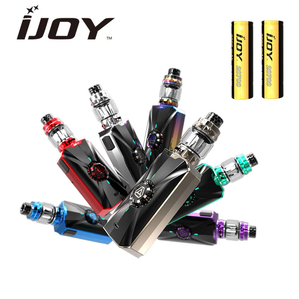 

100% Original IJOY Zenith 3 VV Kit 360W Mod with Diamond Subohm Tank 5.5ml/4ml & Dual 20700 Battery & DM-MESH/DM Coil Vape Kit