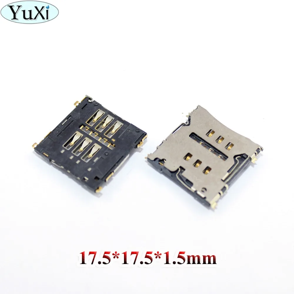 

YuXi For HTC One X G23 S720E Windows Phone 8X C620e C620D C625E For LG G2 D800 Sim Card Tray Socket Connector Plug Repair Part