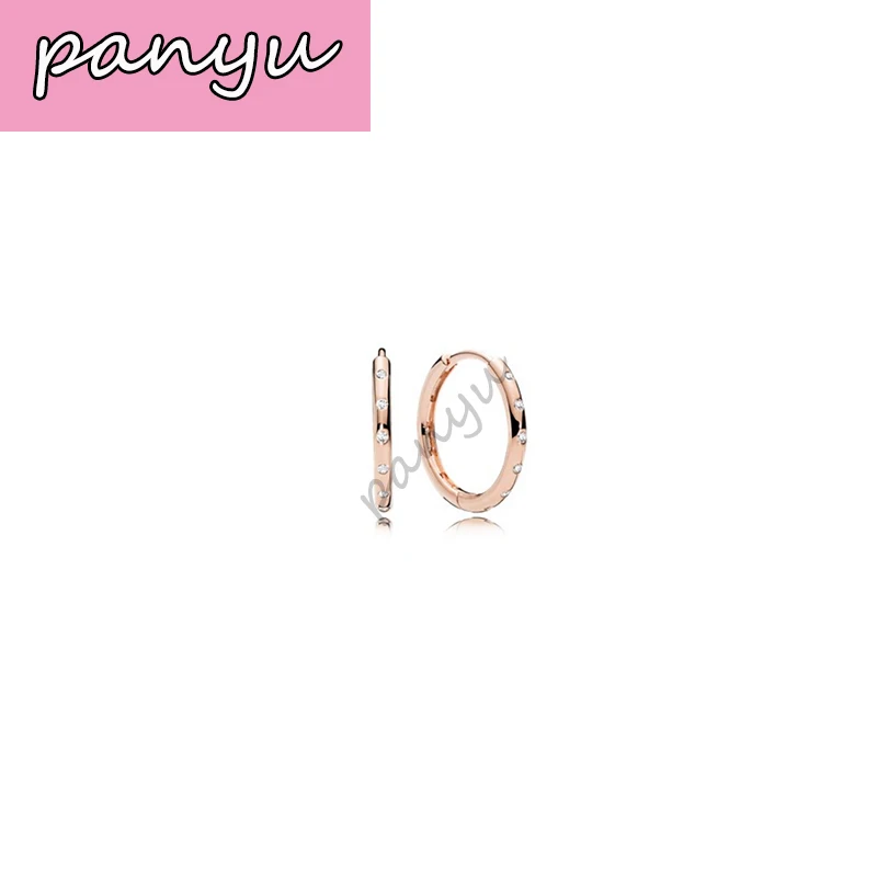 PAN Ear Nails Серебро 925 капли воды полые любящие ушные ногти подходят для Дня Святого Валентина DIY Серьги очаровательные ювелирные изделия