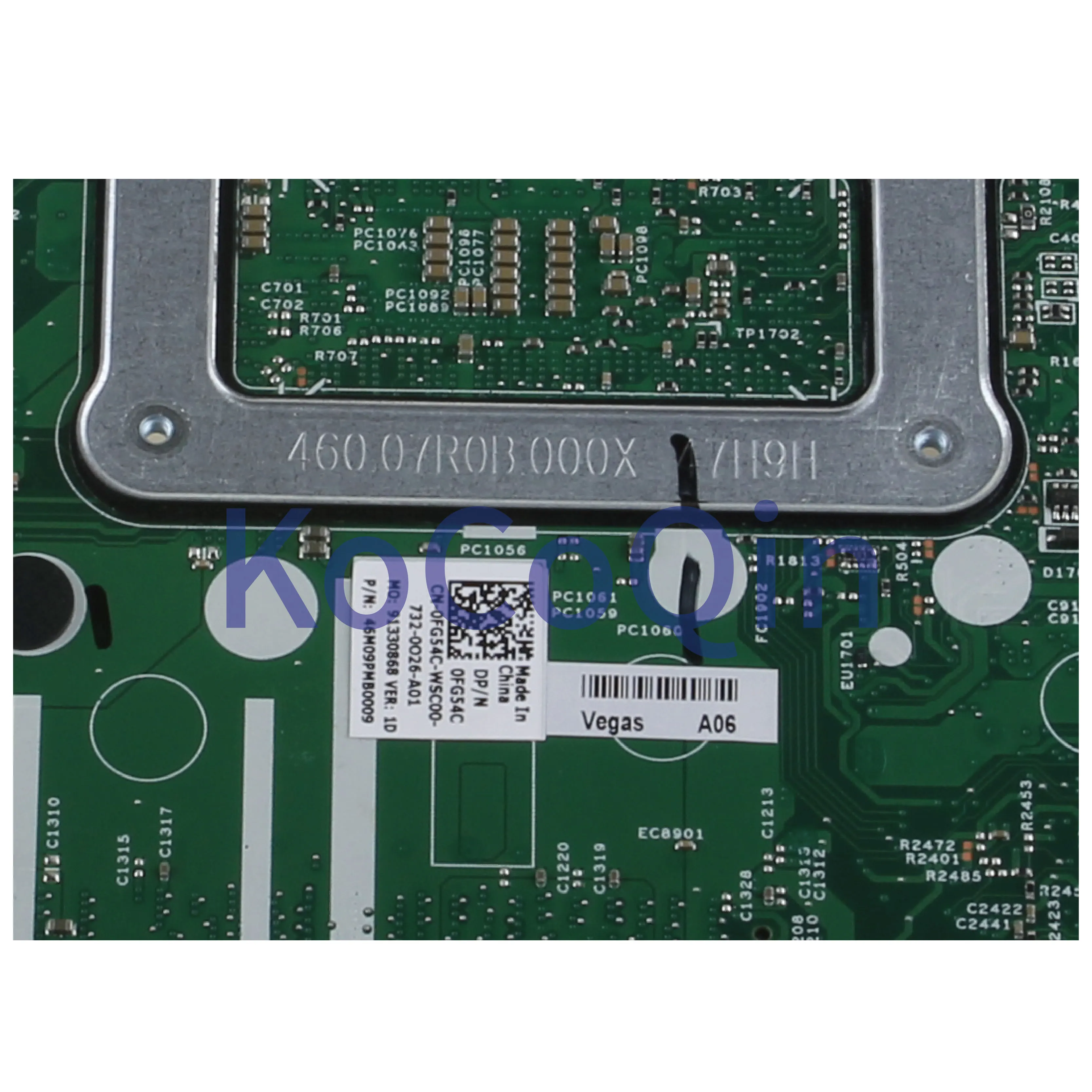 KoCoQin Laptop motherboard For DELL Inspiron 3467 3568 3468 CORE 4405U SR2EX CN-0FG54C 0FG54C 15341
