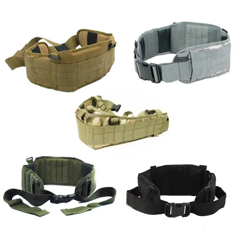 

MOLLE Tactical Military Nylon Combat Duty Belt With Waist Belts Protection Pad
