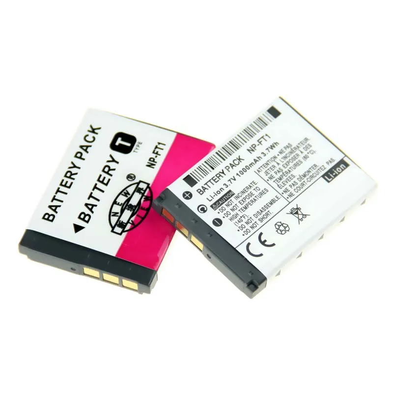 

Top Quality 2Pcs NP-FT1 NP FT1 NPFT1 Battery For Sony DSC-M1 DSC-T10 DSC-L1/ B DSC-T3S DSC-L1 Fast Shipping