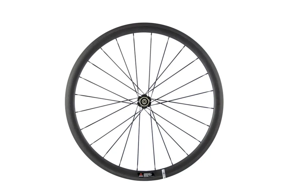 Perfect 38mm carbon wheelset full carbon bicycle wheels 700C clincher wheel ceramic hub 6