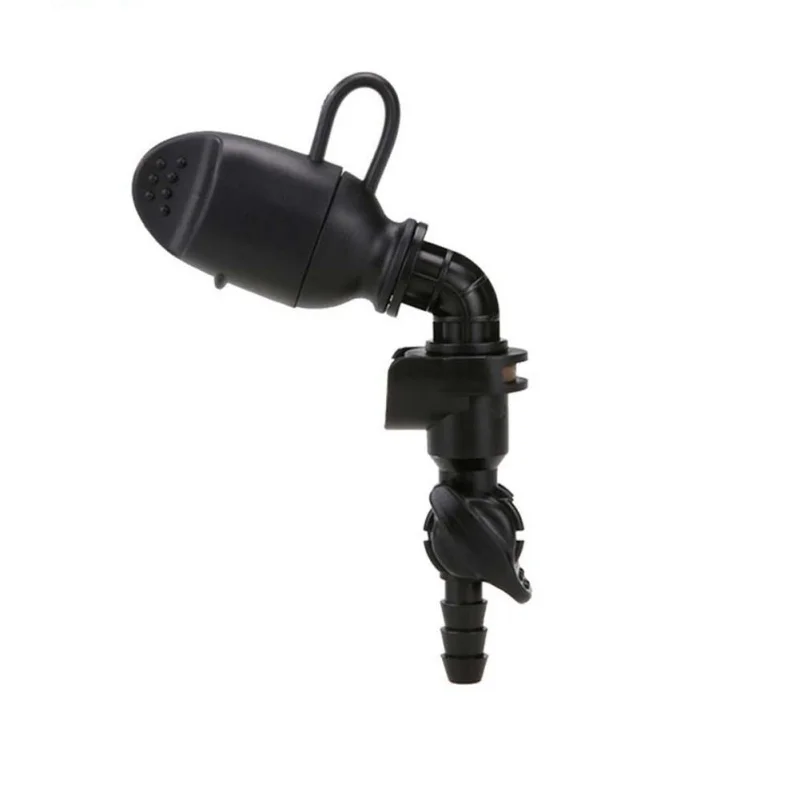

EDC Tool Black Silicone Water Bags Outdoor Quick Release Hydration Mouthpiece with Cover Water Bladder Mouth Silicone nozzle
