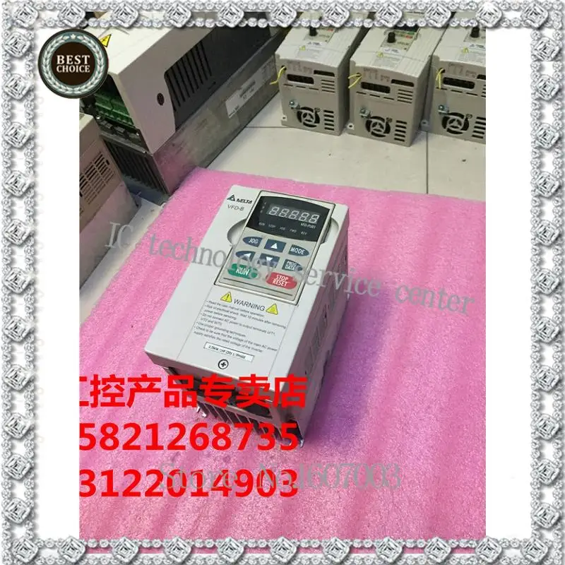 As VFDS B Инвертор серии VFD007B21A 0 75 кВт в сборе тонкость 230 В Новый имеет хорошую