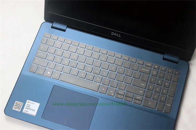 Clear для клавиатуры ноутбука из ТПУ кожного покрова протектор для 15," Dell Inspiron 15 5000 fit15 5593 5598 5590 7000 7590 7591 5584 15 дюймов - Цвет: TPU