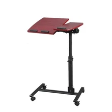 DG#7133 Tiger dad simple adjustable bed notebook comter desk, folding mobile lifting lazy table space FREE shipping