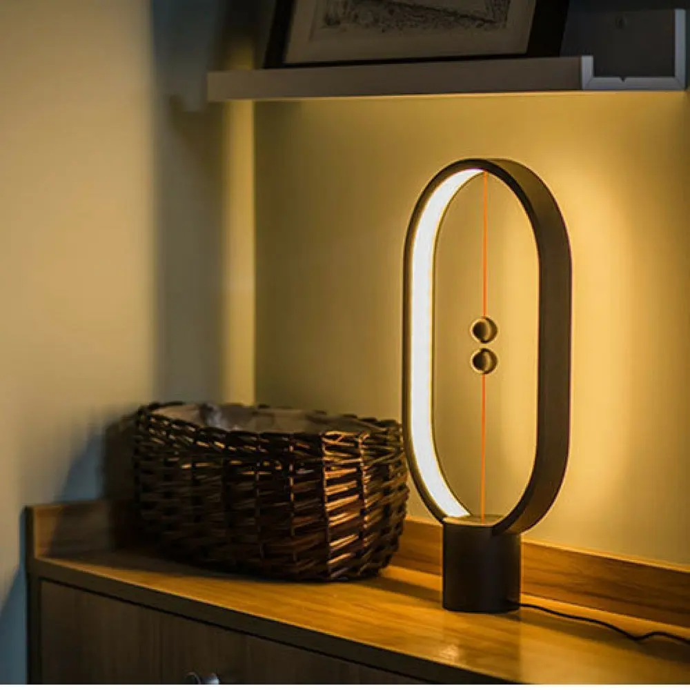 ALLOCACOC Хэн баланс лампы Ellipse Магнитная воздухе переключатель USB Powered Eye Уход