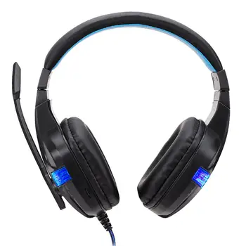 

TWISTER.CK Headset Deep Bass Stereo Computer Game Headphones with Microphone LED Light