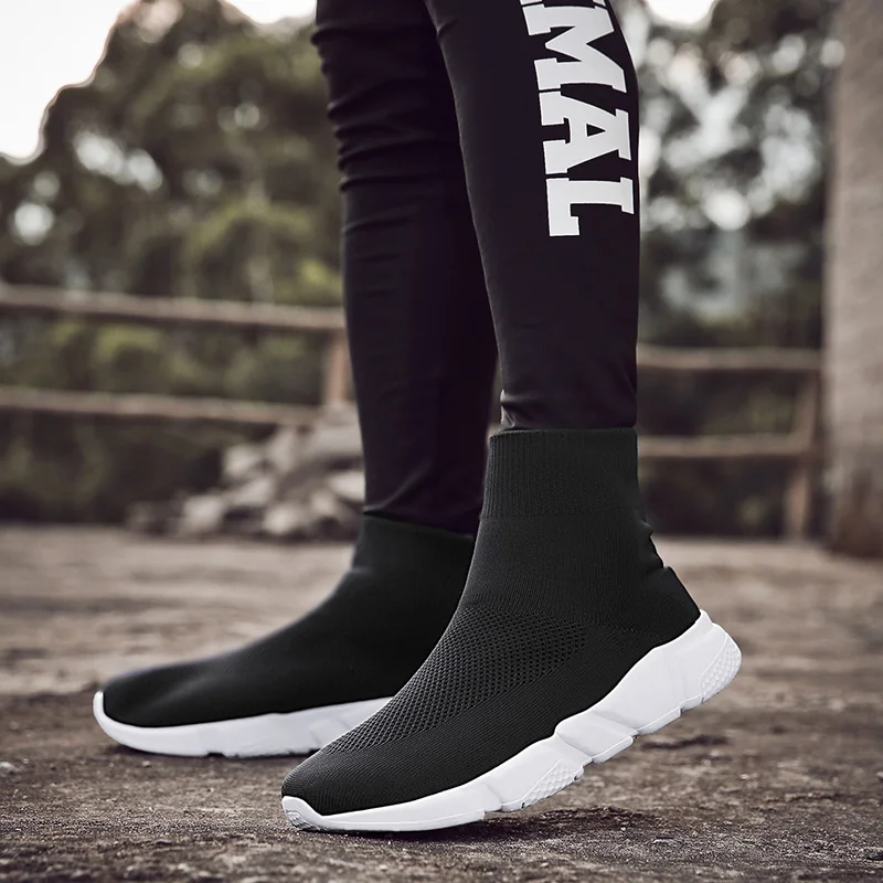 Men/'s Ultralight FlyKnit Socks Shoes Sports Sneakers Elastic Breathable US 11 12