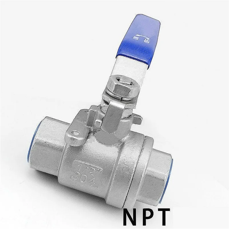 30"-2" NPT нержавеющая сталь 1/4 Женская резьба шаровой клапан запорный шаровой клапан Прямой полный порт шаровой клапан 2-способ стандарт США