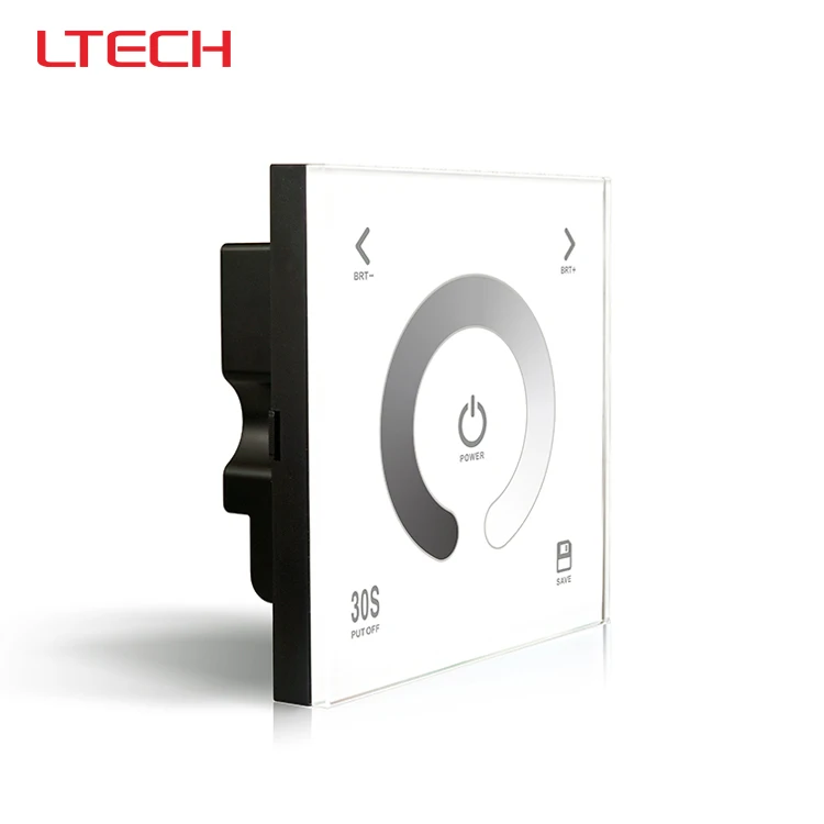 

D1 touch panel led controller,wall mount touch dimmer for single color led strip dc 12-24v