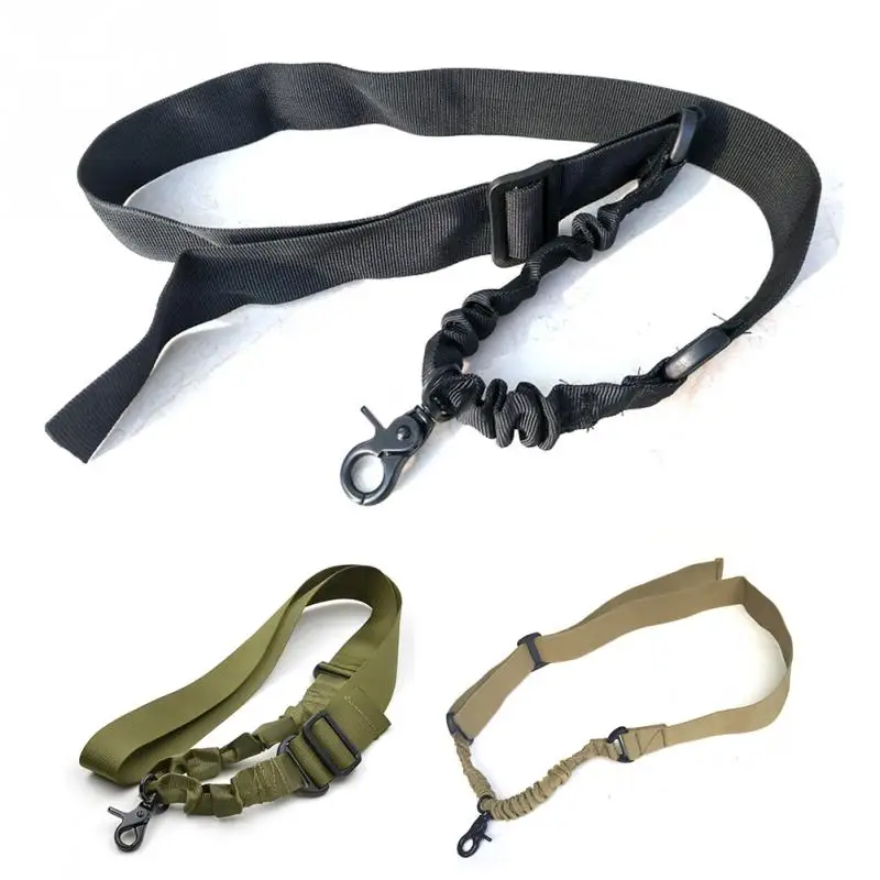 

Multifunctional Single Point Airsoft Hunting Belt Tactical Military Elastic Gear Gun Sling Strap Outdoor Camping Survival Sling
