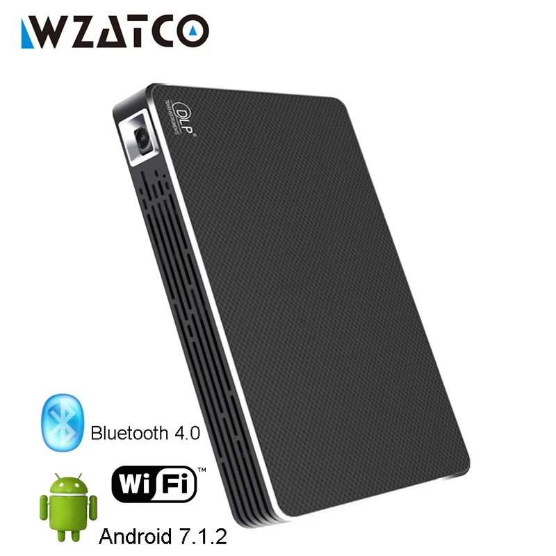 WZATCO CT08S Android 7.1 WIFI Bluetooth Mini LED full HD