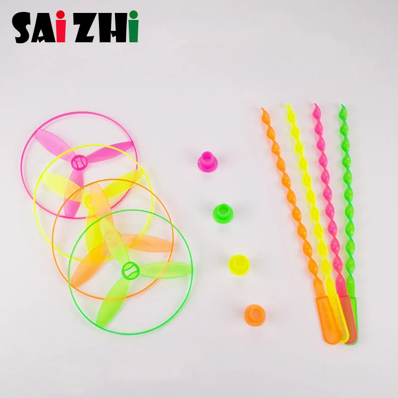 

Saizhi 1Pcs Spin Mix Color Light Outdoor Toy Flying Saucer throw and catch disc Category UFO Kids Toy For children Gift SZ2004