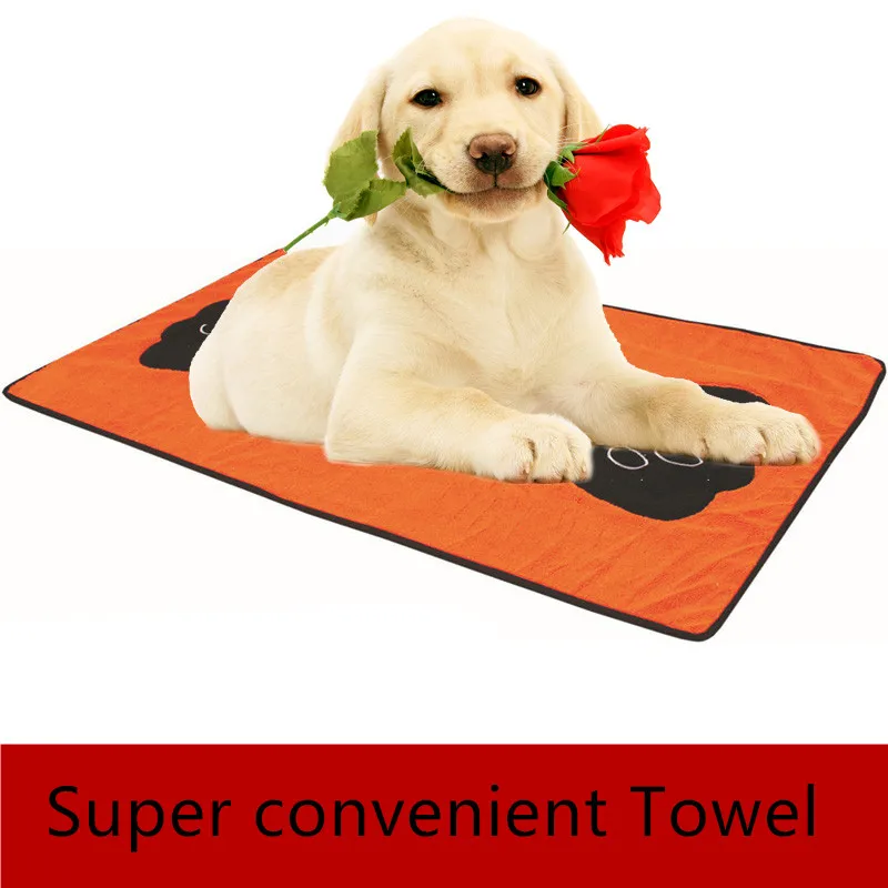 Buy Pet Dog Bath Towel Absorbent Mats Chien Grooming