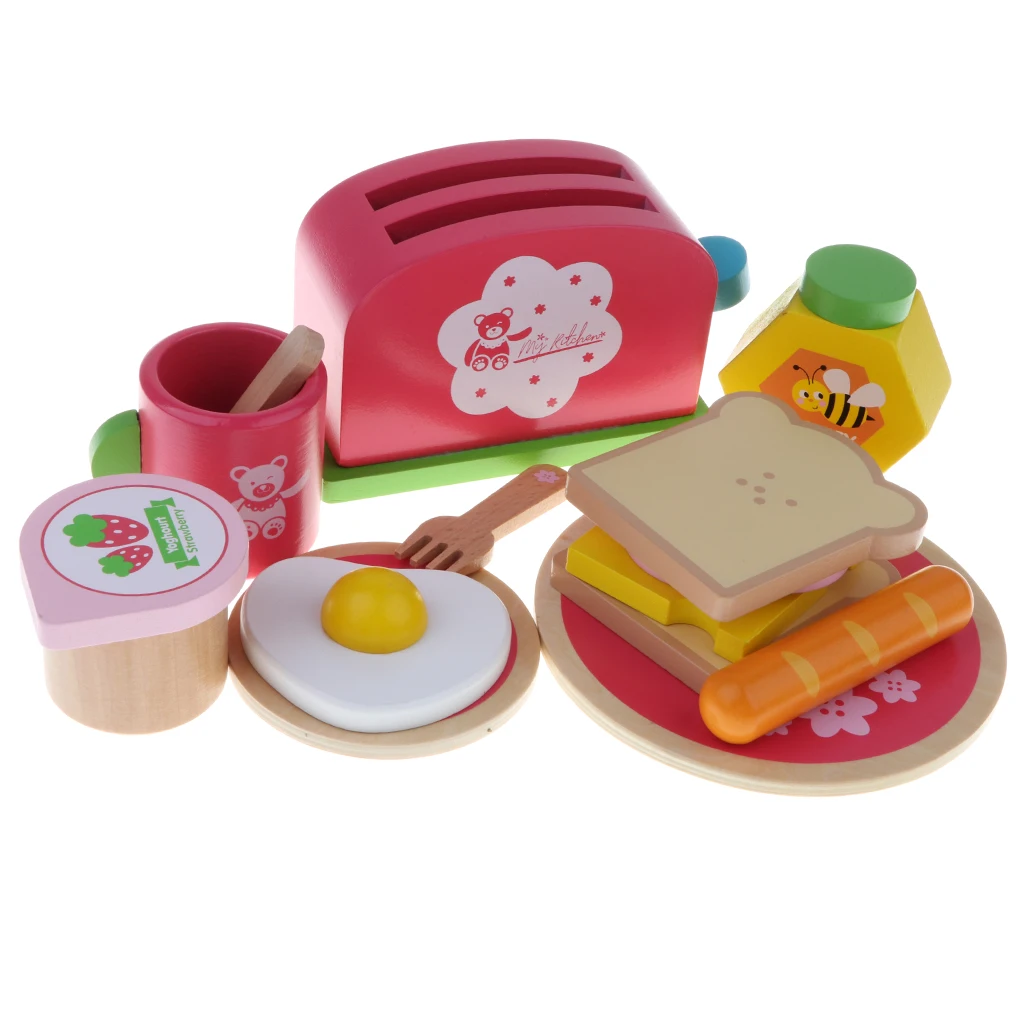 Baby Breakfast Maker-Mini Furniture Kitchen Imitation Toy Set Pretend Play Pretend Play Kitchen Toy