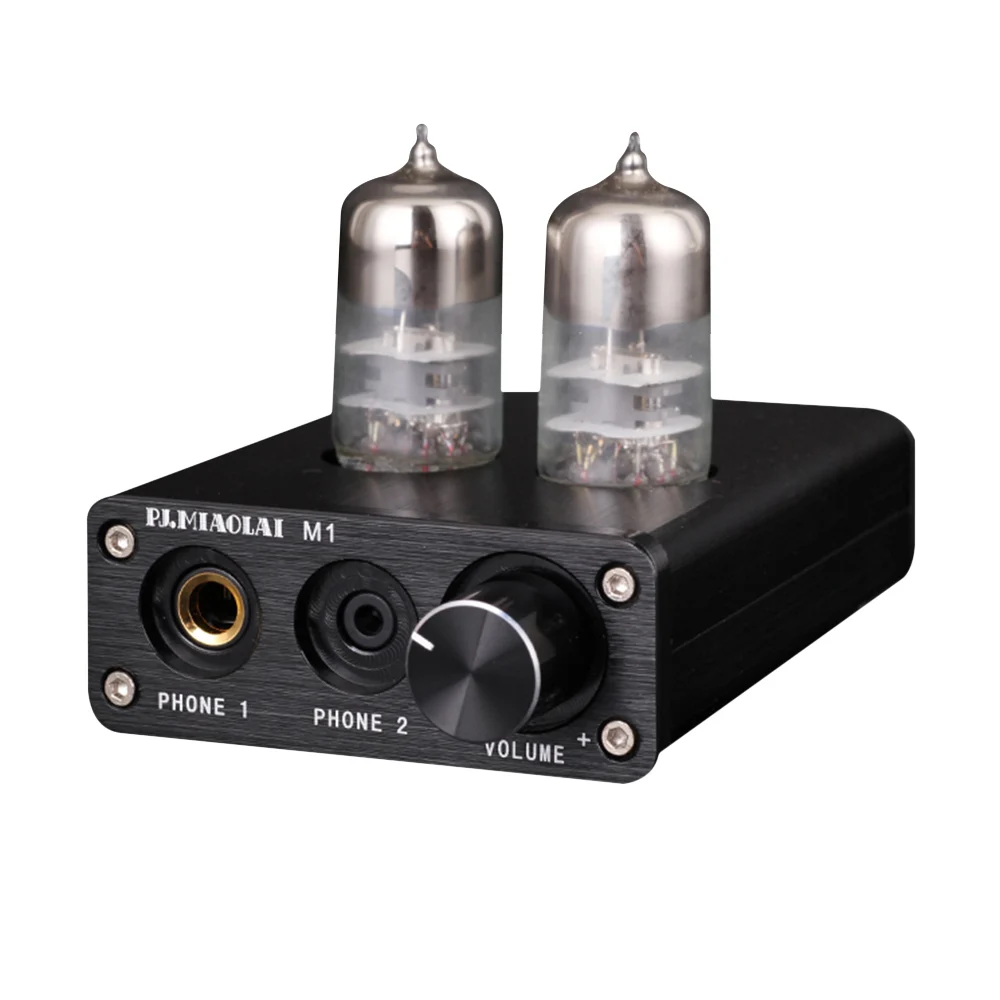 PJ.MIAOLAI Fever HiFi 2704 / 7022 Chip USB Module 6J9 Tube Preamplifier Computer Desktop Portable Headphone Power Amplifier