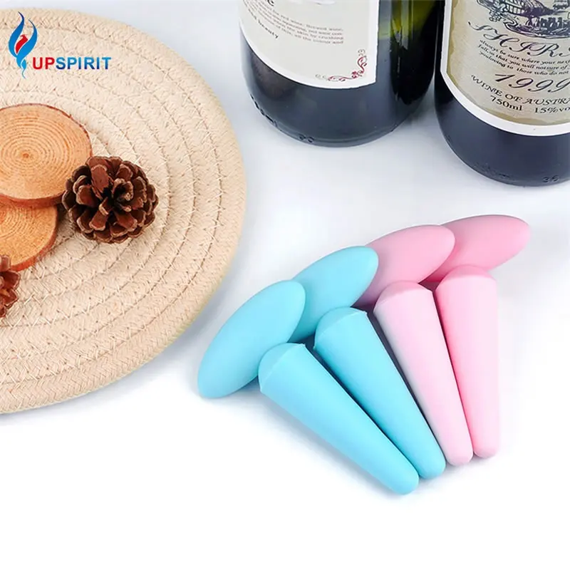 

Upspirit Silicone Wine Stopper with Handle Beer Champagne Whiskey Bottle Cork Vacuum Sealed Cover Bar Party Accessories Barware