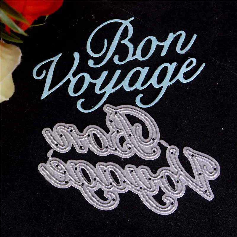 

New French text word Metal cutting dies cut die mold 2019 Scrapbook paper craft knife mould blade punch stencils dies