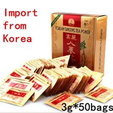 Корейский женьшеневый чай, красный женьшень, Южная Корея импорт, Сделано в Корее, повышая энергию, высокое качество