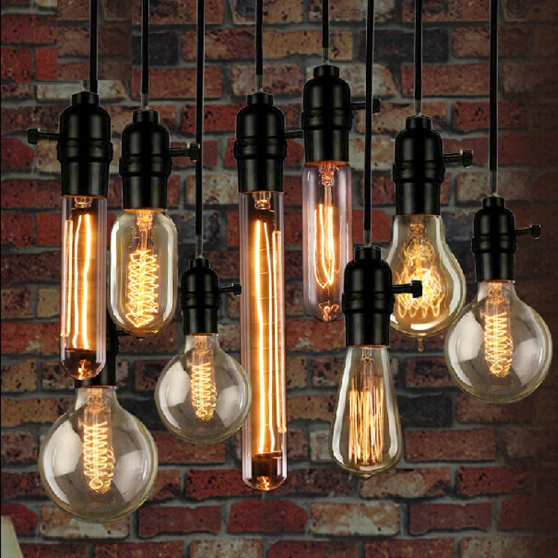 

E27 220V 40W Edison Bulb Starry Transparent LED Lamp Filament Light Home Decor*