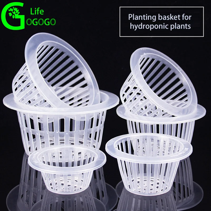 

1pcs Hydroponic Planting Net Basket Nursery Vegetables Flower Plastic Basket Fixed Root Soilless Cultivation Plastic Cup
