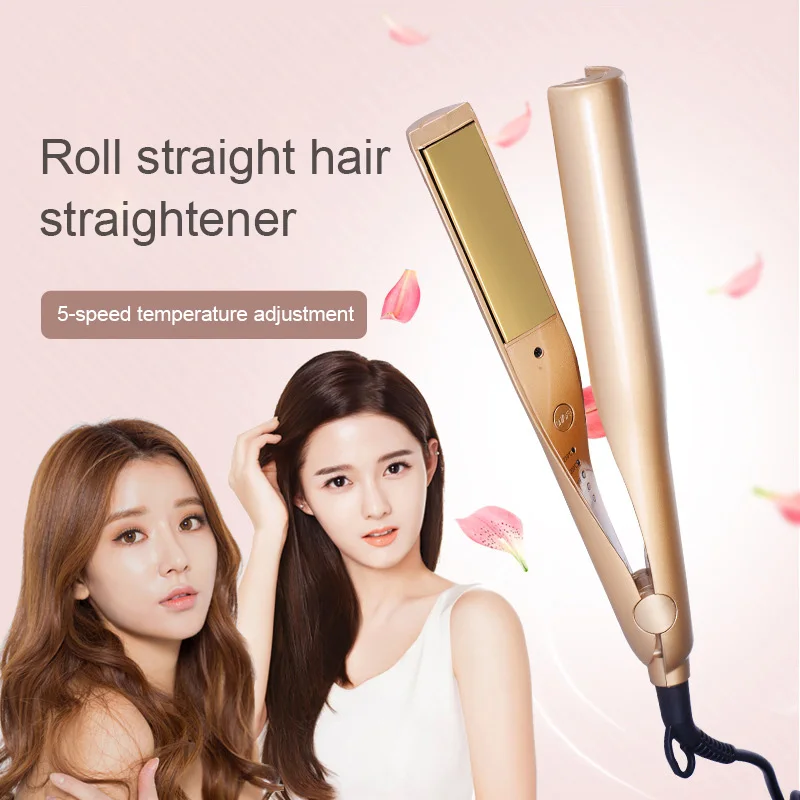 

2 In 1 Ceramic Professional Hair Curler Straightener Iron Flat Iron Hair Styling Tool Practical Women Hair Styling Flat Iron