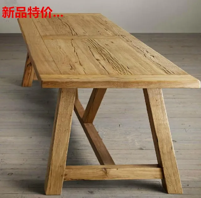 Us 460 0 Do The Old Wood Vintage Antique Dining Table To Style Desk Coffee Wrought Iron Bars In Tables From
