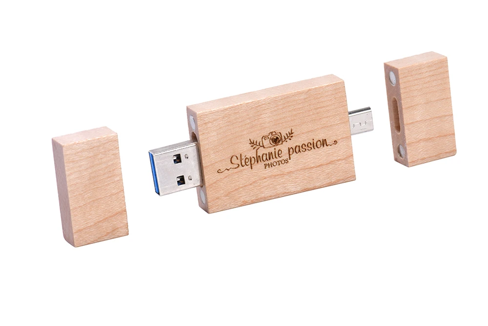 SHANDIAN OTG флеш-диск USB 2,0 деревянный u-диск смарт-флешка подходит для телефона и ПК USB флешка 4 ГБ 32 ГБ 64 Гб карта памяти