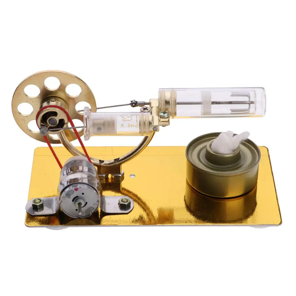 

Hot Air Stirling Engine External Combustion Generator Model Physics Experiment Science Learning Educational Toys Gift Children