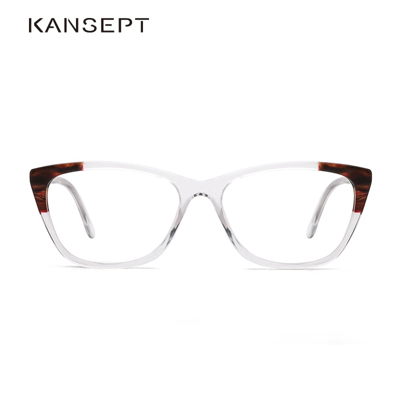 

Acetate Women Eyeglasses Frame Myopia Prescription Transparent Fahion Glasses frame 2019 New Arrival for Women#P6080