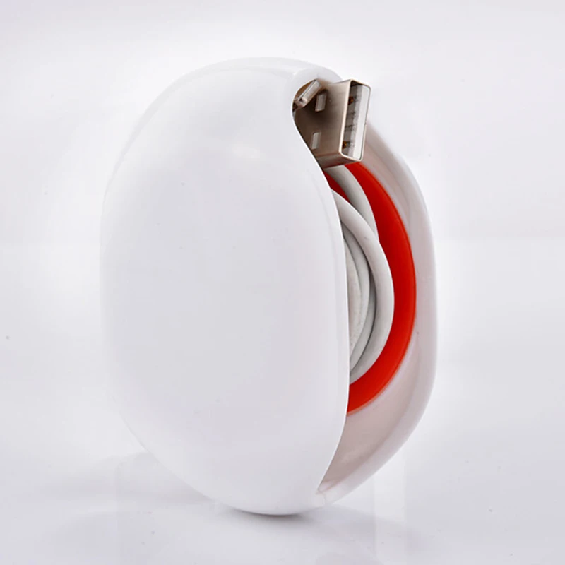 

Automatic Automatic Cable Organizer Box For Travel Intelligent Data Line Wire Bobbin Winder Smart Wrap Reel Hubs Holder