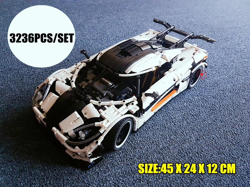

New Technic series The MOC-4789 Changing Racing Car fit legoings technic moc city racer Model Building Block Bricks Children Toy