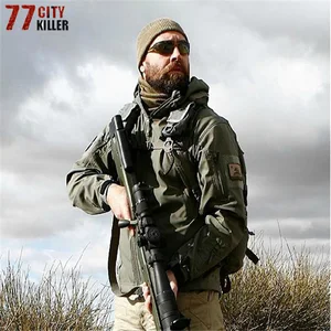 Brand Clothing Winter Shark Skin Military Windproof Tactical Softshell Jacket Men Waterproof Soft Shell Snake Camouflage Jacket Brand Clothing Winter Shark Skin Military Windproof Tactical Softshell Jacket Men Waterproof Soft Shell Snake Camouflage Jacket