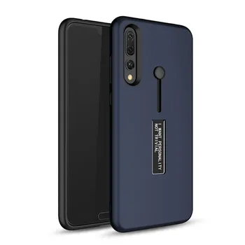 

500PCS Fashion Kickstand Case For Huawei P30 Pro P20 P10 Plus P9 Lite 2017 P Smat 2019 Finger Loop Strap Armor Shockproof Cover