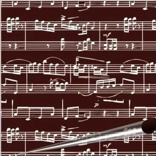 

Chocolate Transfer Sheets Musical Notes Brown Pattern Bag Cake Frosting Mold Wholesale