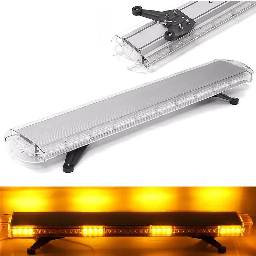 

88Led Long Row Warning Light Car 47 Inch Ultra-Thin Strip Strobe Light Traffic Engineering Roof Open Road Lights