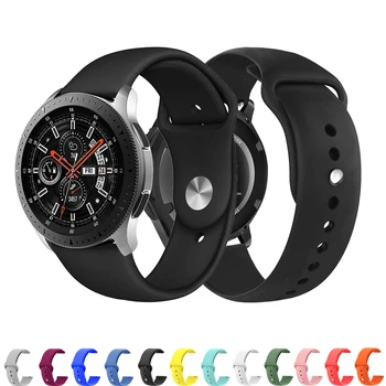 

huawei watch gt band for Samsung galaxy watch active 46mm 42mm gear S3 frontier/classic S2 strap silicone 22mm/20mm watchband