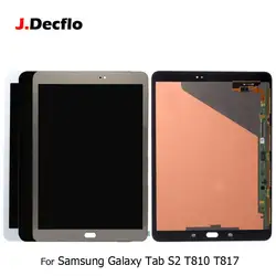 Для samsung Galaxy Tab S2 9,7 дюймов T810 T815 T819 T817 ЖК-дисплей Дисплей + 100% тестирование сенсорный дигитайзер Экран Стекло оригинальный